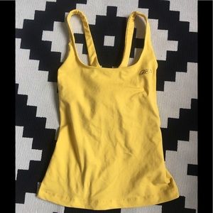 Reebok Yellow Tank Active Wear Small